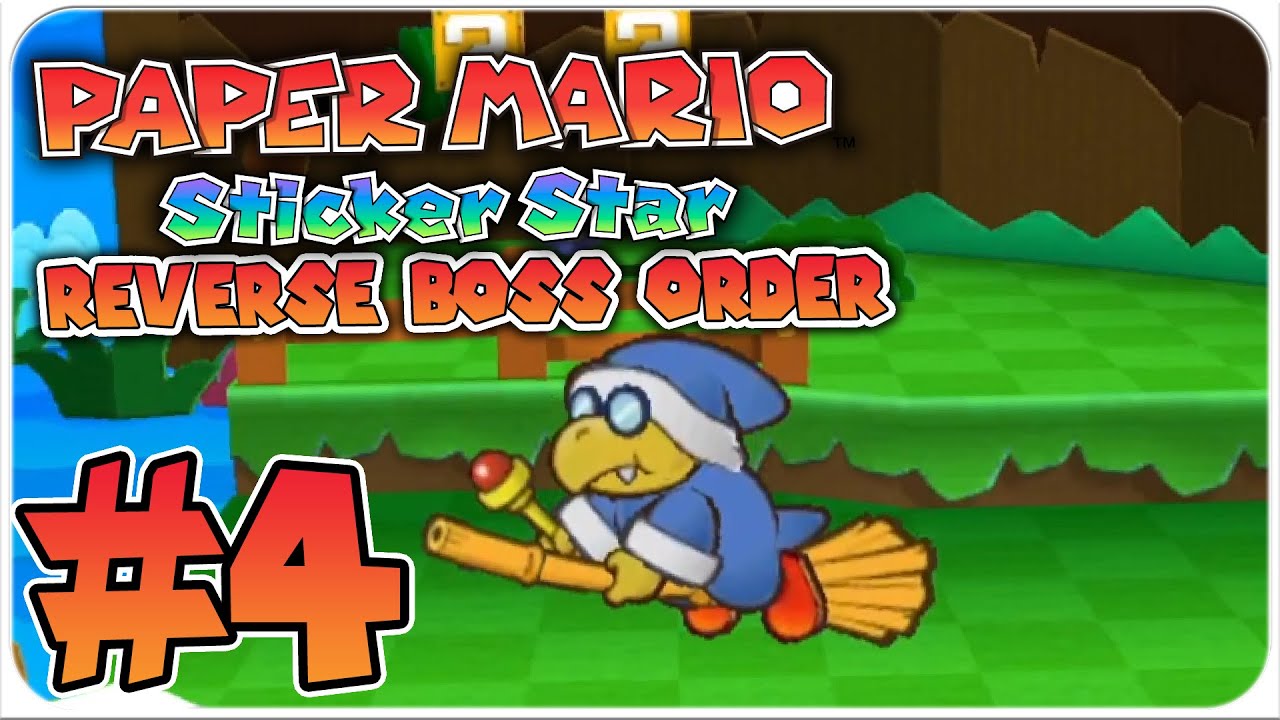 Paper Mario Sticker Star: Reverse Boss - Episode 4 - Hipster Kamek ...