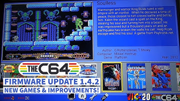C64 Mini Firmware Update 1.4.2 - New Games & Improvements 2020 - Works for VIC 20 & C64 MAXI