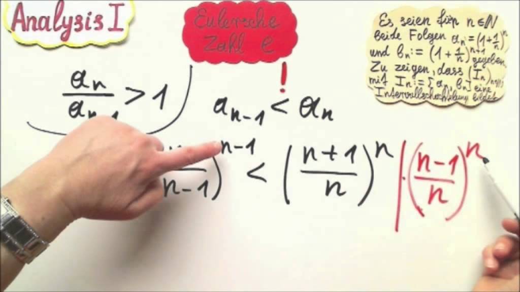 Analysis I Die Eulersche Zahl Beschrieben Durch Die Analysis i die eulersche zahl beschrieben durch die