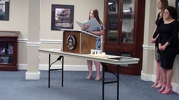 Phi Theta Kappa Song: PTKAW Induction Spring 2018