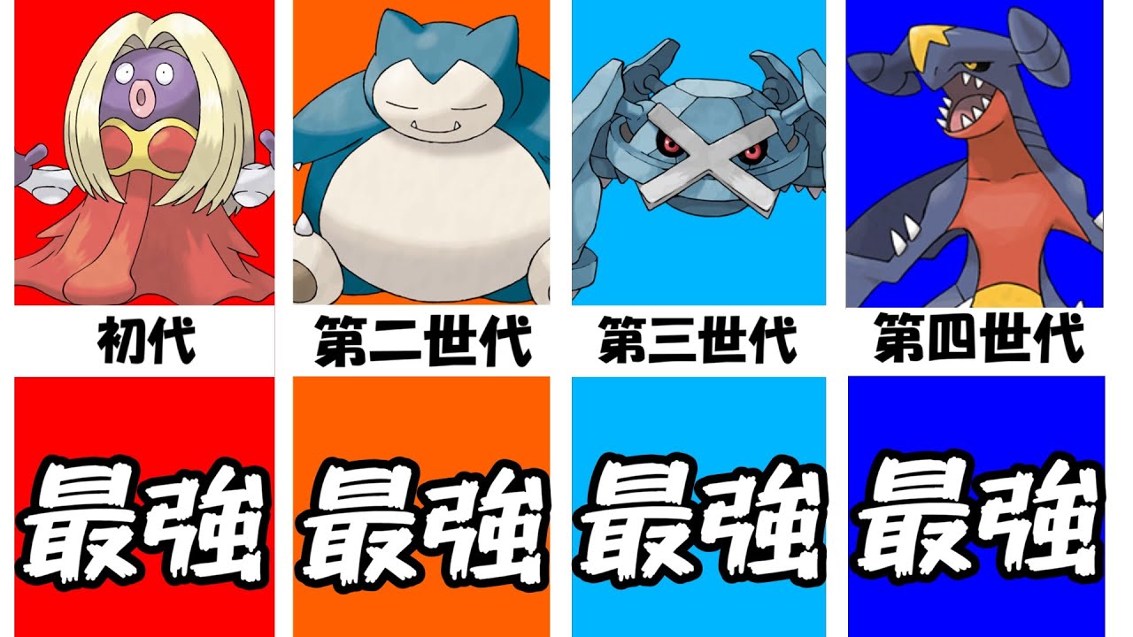 Thống Ke Video Youtube Cho ポケモン解説 歴代最強ポケモンまとめ 初代 第四世代 Noxinfluencer