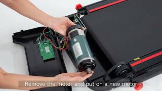 8. How to replace a treadmill motor? RHYTHM FUN After-sales Q&As. #rhythmfun #fitness
