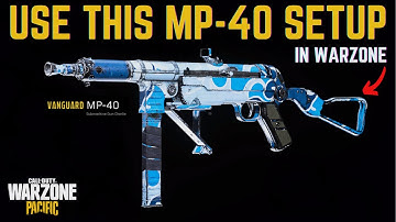 Use This MP40 Class Setup in Warzone!! (Best MP40 Class Setup)