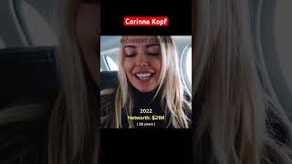Corinna Kopf over the years… #networth #corinnakopf #daviddobrik