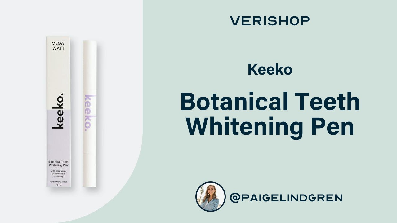 Keeko Botanical Teeth Whitening Pen Review YouTube
