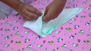 How to fold your baby's nappy