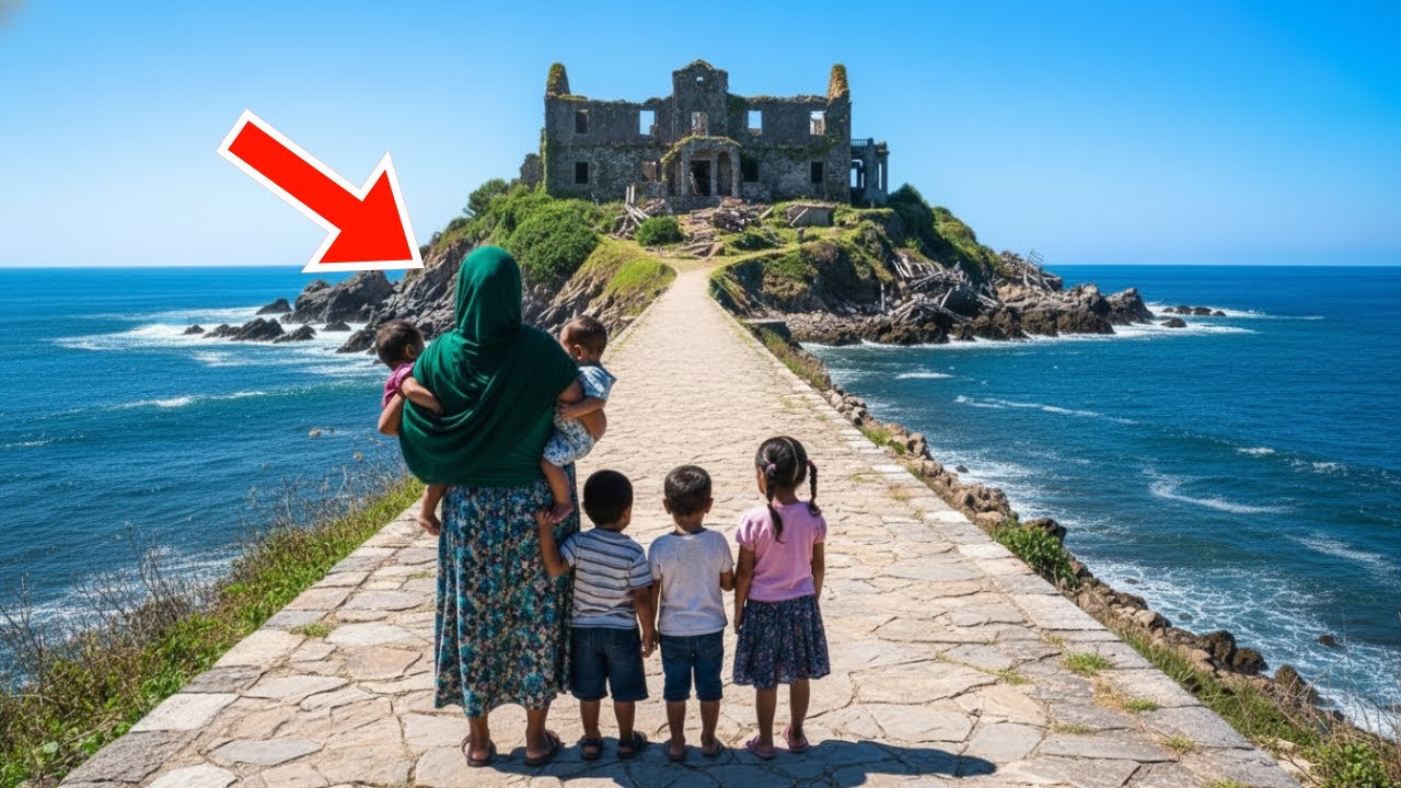 Văduva s-a mutat pe o insulă misterioasă unde nimeni nu îndrăznea să meargă… dar ceea ce a găsit aco