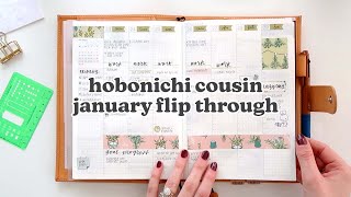 january planner flip through | my functional 2023 hobonichi cousin set up