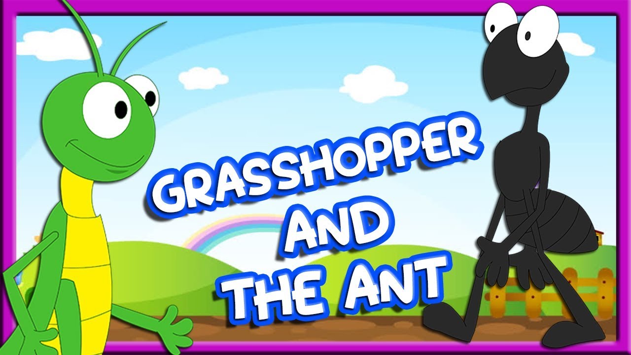 Stories For Kids - The Grasshopper And The Ants | Aesops Fables Series | Animated Tales - YouTube