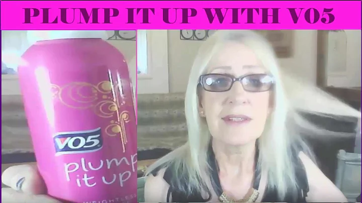 V05 PLUMP IT UP VOLUMISING WEIGHTLESS MOUSSE REVIEW &DEMO