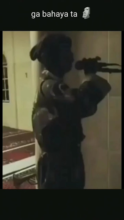 orang bangunin sahur pake terompet