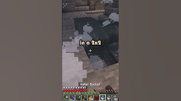 💧💧Minecraft Infinite Water Source🔁🌊