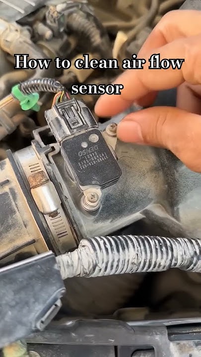 How to clean air flow sensor - YouTube