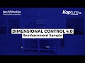 Checking fixture 40 inline dimensional control with kaptureio