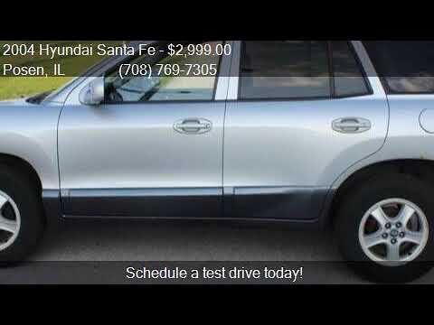 2004 Hyundai Santa Fe GLS 4dr SUV for sale in Posen, IL ...