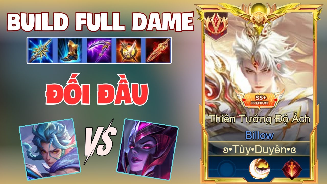 Billow Đi Top Đối Đầu Marja ntn? Build full dame khiến Marja khóc thét - Liên Quân