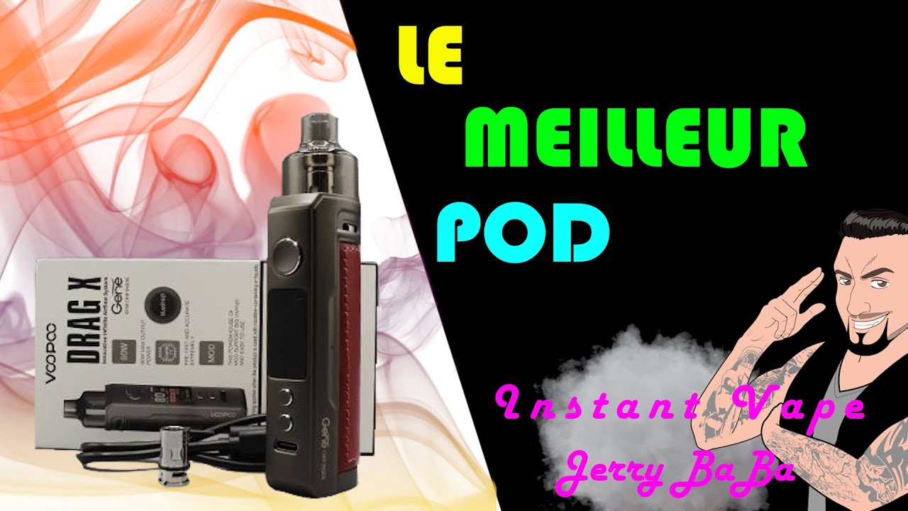 Instant Vape 💨- Voopoo Drag x - Le meilleur POD 🔝 !?