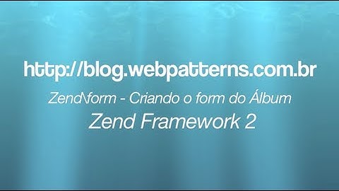 Criando form album - Zend Framework 2
