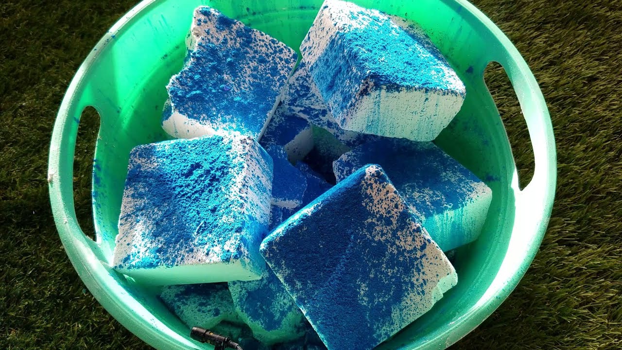 8 Blocks Of Chalkness Monster Gymchalk W/Blue Powder