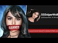 SSSniperwolf BANNED From Youtube!!!? (CAREER OVER)
