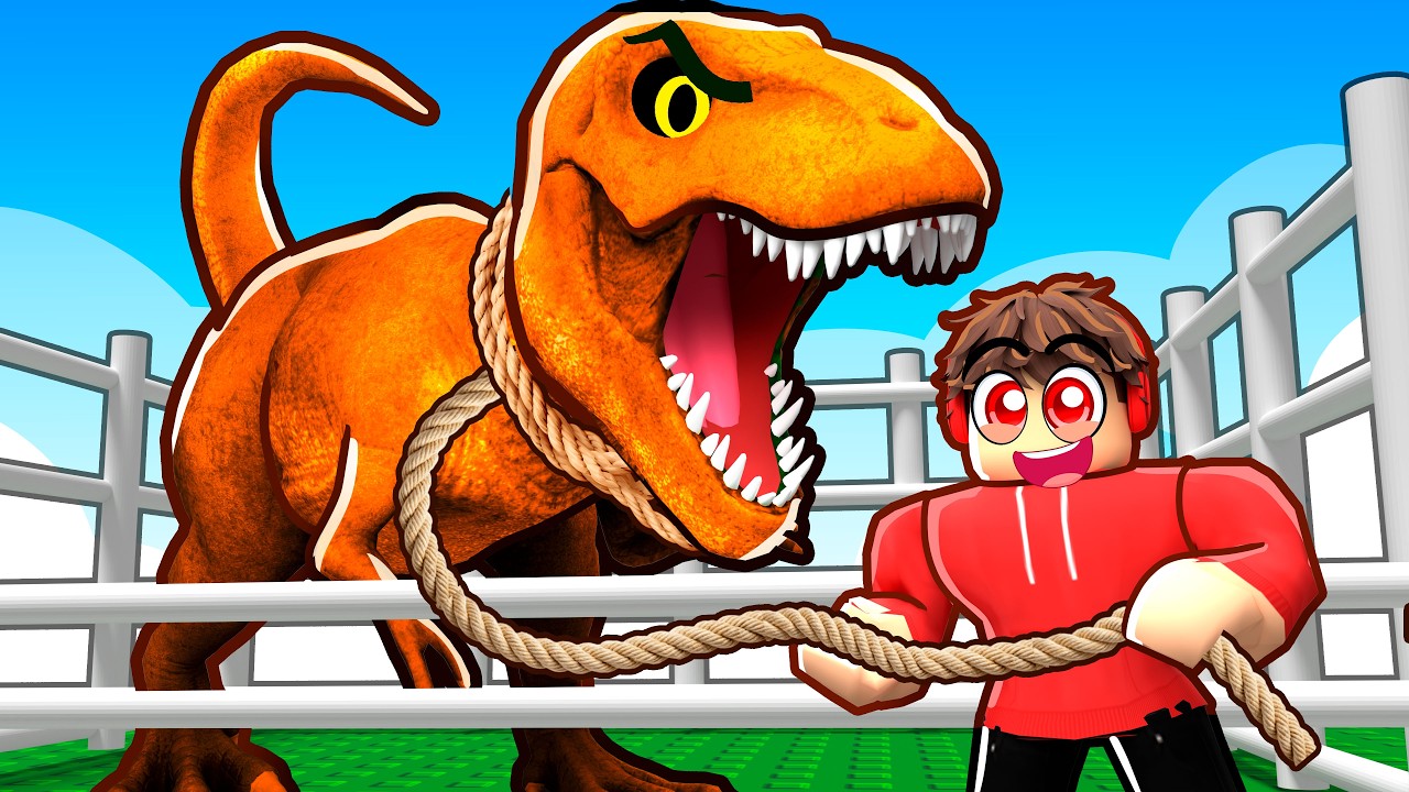 I Opened a DINOSAUR ZOO in Roblox..