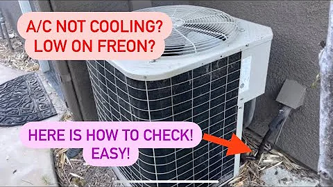 How to tell if your air-conditioning system is low on Freon