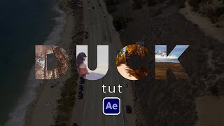 How To Place Video Inside of Text & Titles in After Effects | Tutorial
