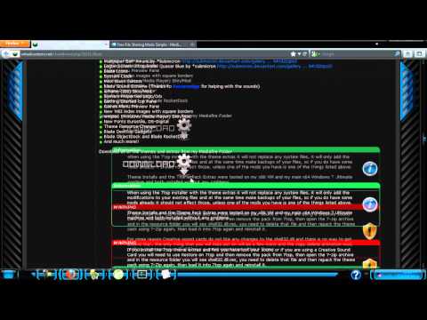 Commentary - Tutorial - Windows 7 Theme- { BLADE } - Hackforums