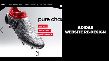 Adidas Website Re-Design UI/UX - Speedart