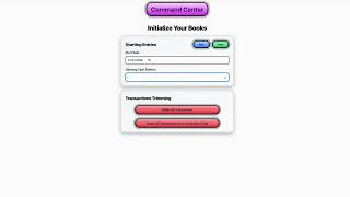 Initialize Your Books