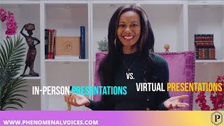 Virtual presentations vs In-Person presentations