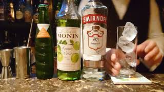 【グリーンアップルモスコミュール】【毎日カクテルチャレンジ】モナンのシロップシリーズ！！