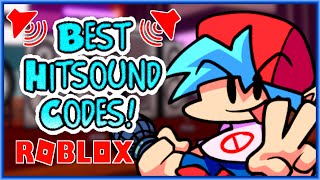 THE BEST HITSOUND CODES/IDs For Roblox Funky Friday!