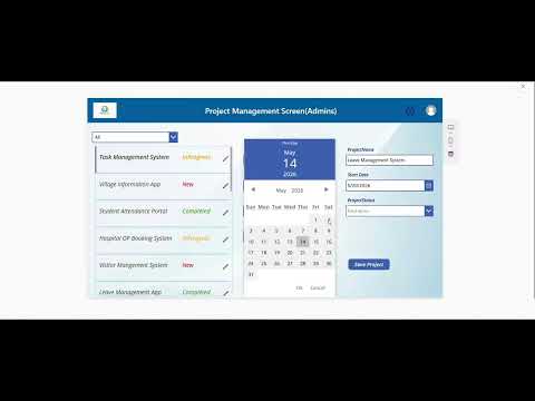 Smart Project Task Management App | Automated Workflow System using Power Apps
