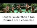 Glee - Roar (Lyrics)