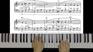 Raising And Almonds slow practice. Alfred's basic adult piano course level oneP88 #piano #pianomusic