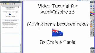 Page Browser & Object Dragging in ActivInspire