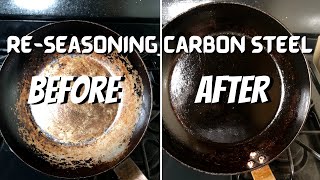 How To Season Your Carbon Steel or Cast Iron Skillet | What Removes Pan Seasoning?