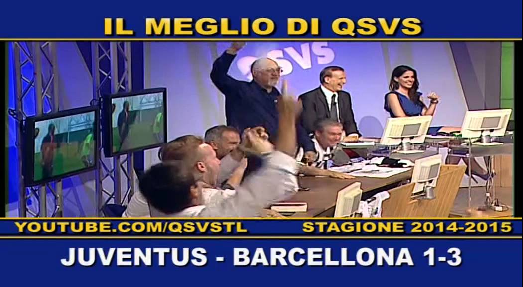 QSVS - I GOL DI JUVENTUS - BARCELLONA 1- 3 - FINALE CHAMPIONS LEAGUE TELELOMBARDIA / TOP CALCIO 24 murata fpip
