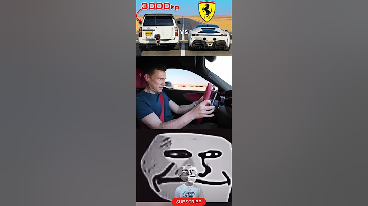 3000HP SUV VS FERRARI SF90 Who will win? 🤔😱⚡#supercars #SUV # Ferrari