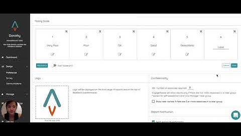 EngageRocket 360 Multi-Rater Review - Preferences page