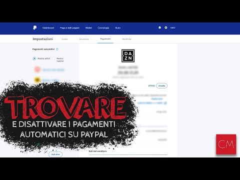 Video: Come Disabilitare Il Pagamento Automatico
