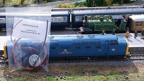 Lima Class 55 Deltic: CD Motor Conversion
