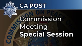 Special Session Commission Meeting - August 26, 2020