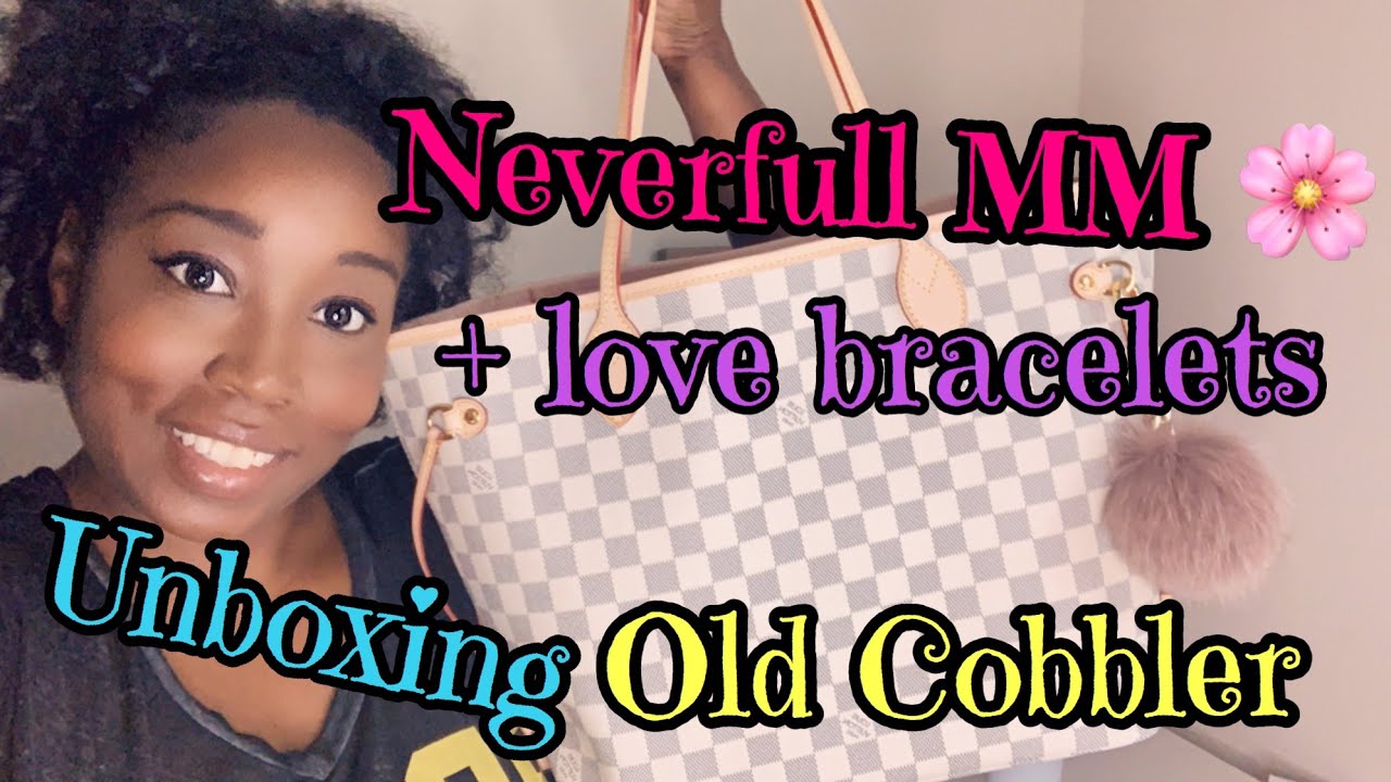 Neverfull MM Old Cobbler “OC” + love bracelet Unboxing #dhgate #unboxing  #designerdupes 