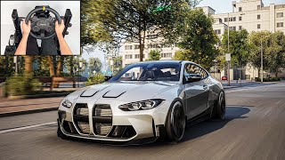 BMW M4 G82 (GIVEAWAY) | CarX Street | Steering Wheel Gameplay screenshot 5