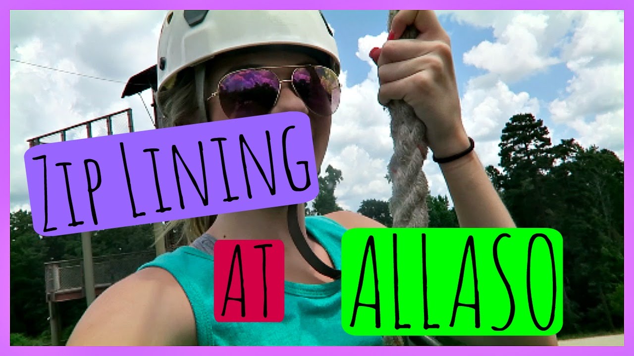 ZIP LINING AT ALLASO - YouTube