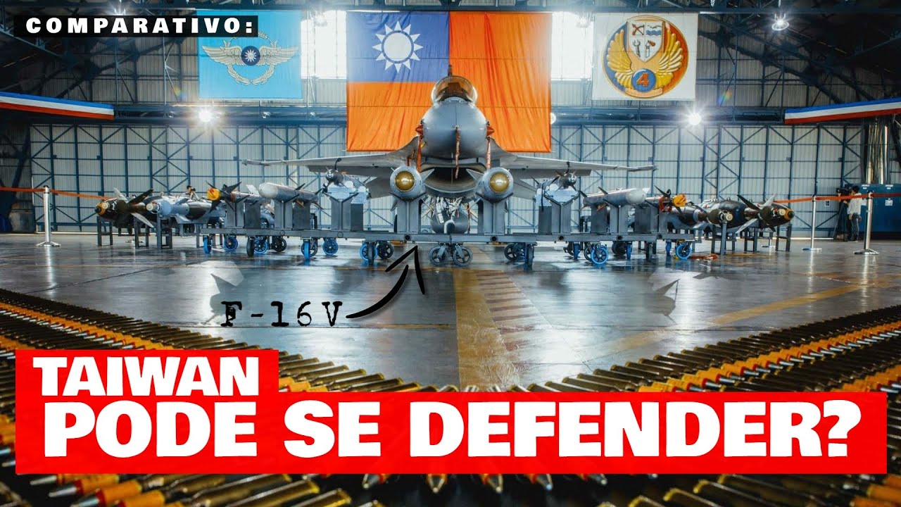 Taiwan pode se defender da China pelo ar? Conheça seu poder aéreo neste comparativo