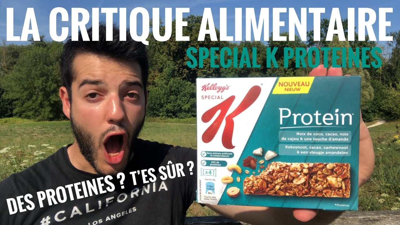 Barres Special K Protein noix de coco et noix de cajou