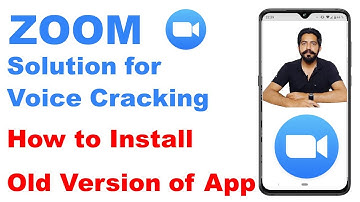 Solution for Voice Cracking on Zoom Meeting App|| Install Old version